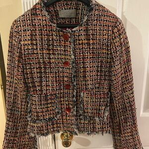 Earl Rutenberg  Little
French Silk Tweed Boucle Blazer
Jacket Y2K 90s